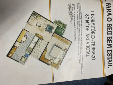 Flat com 1 Quarto à venda, 42m² no Anhangabaú, Jundiaí