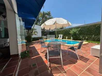 Casa com 5 Quartos para venda ou aluguel, 405m² no Balneário Praia do Pernambuco, Guarujá