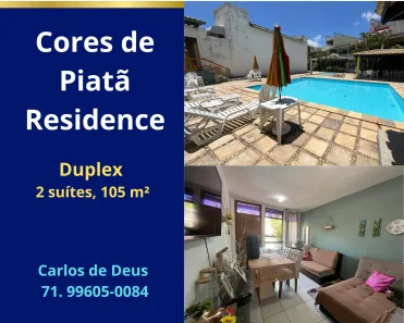 Casa de Condomínio com 2 Quartos à venda, 105m² no Piatã, Salvador