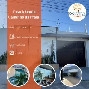 Casa com 3 Quartos à venda, 231m² no Caminho da Praia, Barra dos Coqueiros