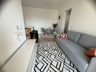 Apartamento com 2 Quartos para alugar, 62m² no Marapé, Santos