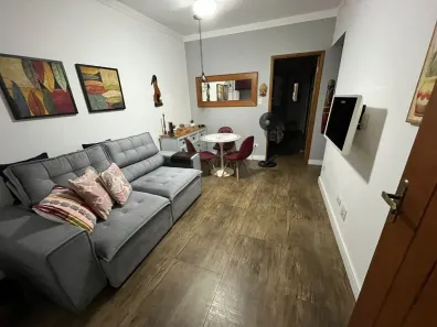 Apartamento com 1 Quarto para alugar, 43m² no Gonzaga, Santos