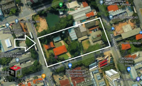 Terreno / Lote / Condomínio à venda, 1000m² no Taboão, São Bernardo do Campo