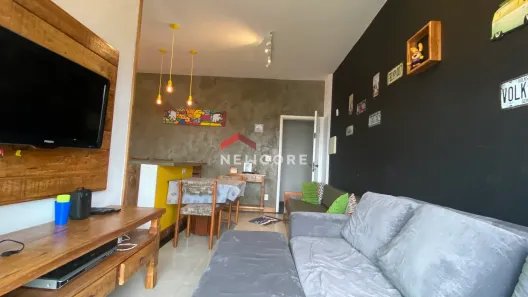 Apartamento com 1 Quarto à venda, 45m² no Balneario Regina Maria, Mongaguá