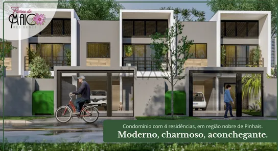 Casa de Condomínio com 3 Quartos à venda, 118m² no Estância Pinhais, Pinhais