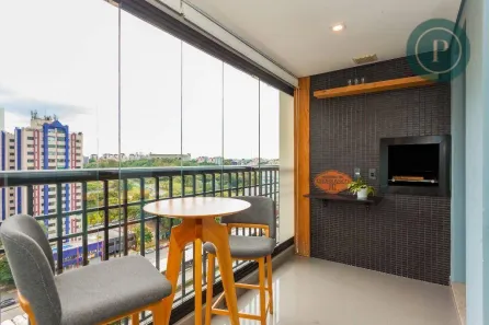 Apartamento com 3 Quartos para alugar, 90m² no Cabral, Curitiba