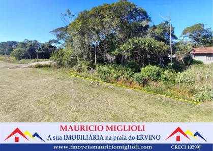 Terreno / Lote / Condomínio à venda, 360m² no Praia do Ervino, São Francisco do Sul
