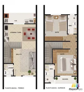 Sobrado com 2 Quartos à venda, 80m² no Centro, São Francisco do Sul