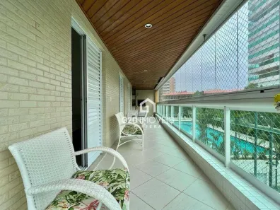 Apartamento com 4 Quartos para alugar, 138m² no Riviera, Bertioga