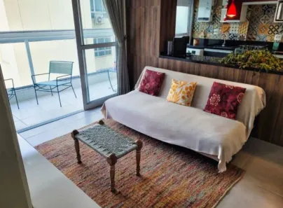 Apartamento com 1 Quarto para alugar, 57m² no Ponta da Praia, Santos