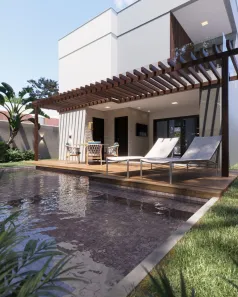 Casa de Condomínio com 4 Quartos à venda, 249m² no Jardim Limoeiro, Camaçari