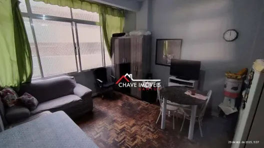 Kitnet com 1 Quarto à venda, 24m² no Gonzaga, Santos