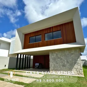 Casa de Condomínio com 4 Quartos à venda, 380m² no Alphaville (Abrantes), Camaçari