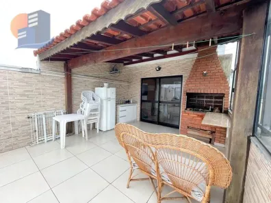 Cobertura com 3 Quartos para alugar, 130m² no Enseada, Guarujá