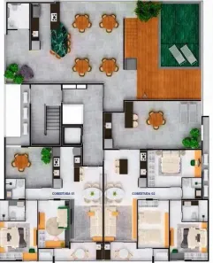 Loft com 3 Quartos à venda, 71m² no Bessa, João Pessoa