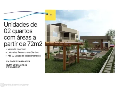 Casa de Condomínio com 2 Quartos à venda, 74m² no Boa União (Abrantes), Camaçari