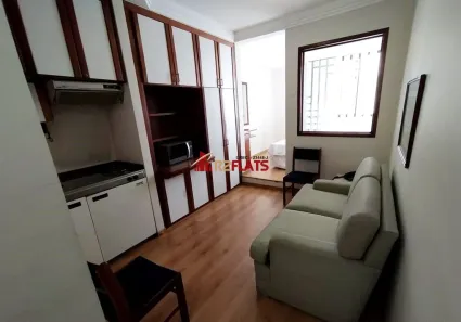 Flat com 1 Quarto para alugar, 34m² no Cerqueira César, São Paulo