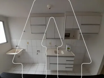 Apartamento com 2 Quartos para alugar, 47m² no Conjunto Habitacional Doutor Antônio Villela Silva, Araçatuba