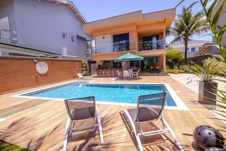 Casa de Condomínio com 6 Quartos para alugar, 390m² no Jardim Acapulco, Guarujá