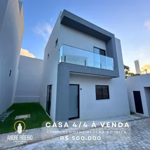 Casa de Condomínio com 4 Quartos para venda ou aluguel, 100m² no Boa União (Abrantes), Camaçari