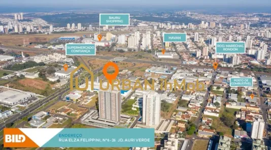 Apartamento com 2 Quartos à venda, 64m² no Jardim Auri Verde, Bauru