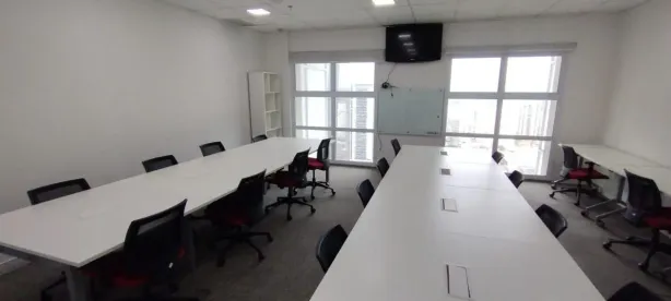 Conjunto Comercial / Sala com 1 Quarto para alugar, 135m² no Vila São Francisco (Zona Sul), São Paulo