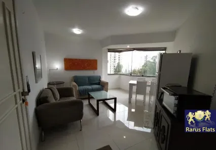 Flat com 1 Quarto para alugar, 45m² no Paraíso do Morumbi, São Paulo