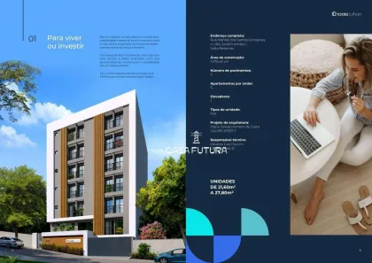 Flat com 1 Quarto à venda, 22m² no Jardim Amália, Volta Redonda
