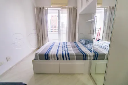 Flat com 1 Quarto para alugar, 27m² no Pinheiros, São Paulo