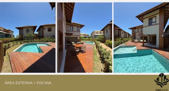 Casa de Condomínio com 4 Quartos para venda ou aluguel, 277m² no Itacimirim (Monte Gordo), Camaçari
