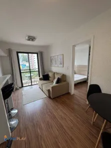 Apartamento com 1 Quarto para venda ou aluguel, 42m² no Vila Andrade, São Paulo