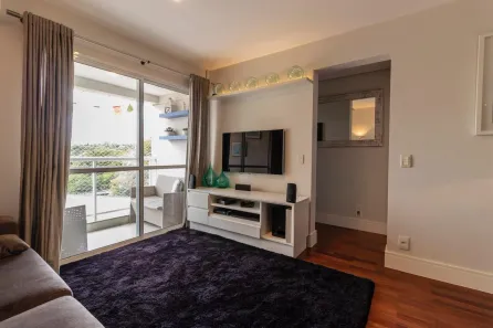 Apartamento com 2 Quartos para alugar, 80m² no Santo Amaro, São Paulo