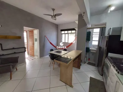 Apartamento com 1 Quarto para alugar, 46m² no Centro, São Vicente