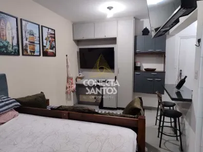 Kitnet com 1 Quarto à venda, 34m² no Ponta da Praia, Santos