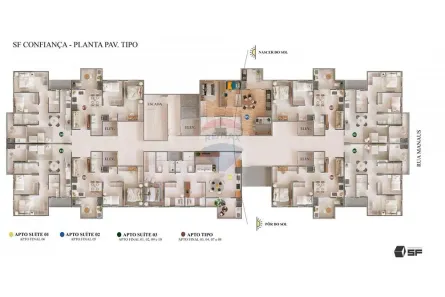 Apartamento com 2 Quartos à venda, 55m² no Cancelli, Cascavel