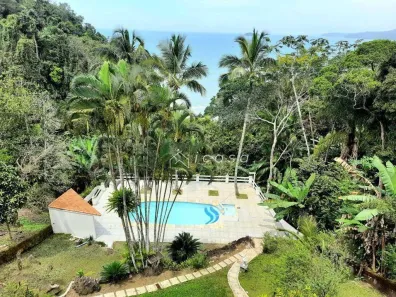 Casa de Condomínio com 5 Quartos para venda ou aluguel, 450m² no Toninhas, Ubatuba