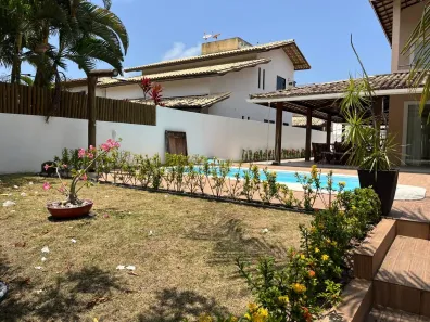 Casa de Condomínio com 3 Quartos para alugar, 190m² no Busca Vida (Abrantes), Camaçari