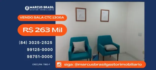 Conjunto Comercial / Sala à venda, 33m² no Lagoa Nova, Natal