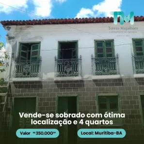 Sobrado com 5 Quartos à venda, 354m² no Muritiba, Muritiba
