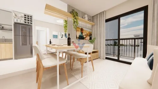 Apartamento com 2 Quartos à venda, 43m² no Loteamento Bieda, Campo Largo