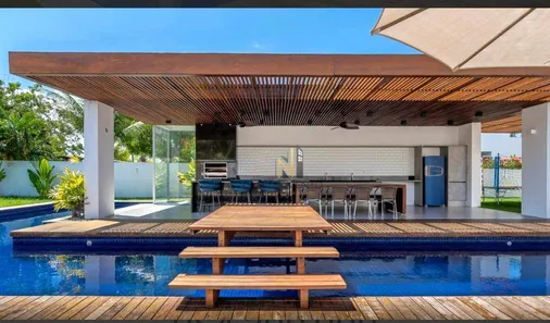 Casa de Condomínio com 5 Quartos à venda, 750m² no Arembepe (Abrantes), Camaçari
