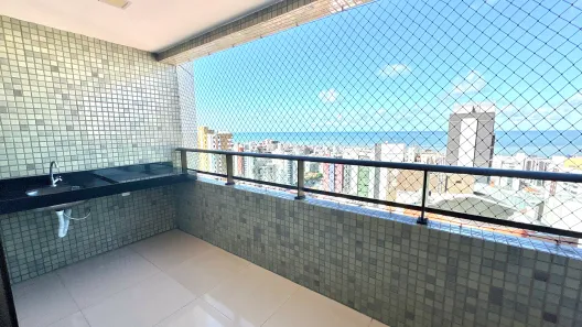 Apartamento com 3 Quartos para alugar, 111m² no Tambaú, João Pessoa