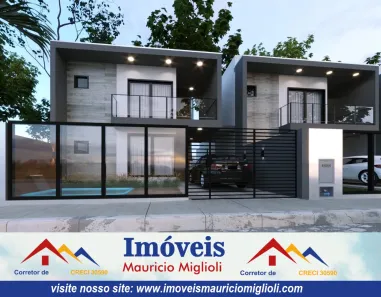 Sobrado com 3 Quartos à venda, 80m² no Praia do Ervino, São Francisco do Sul
