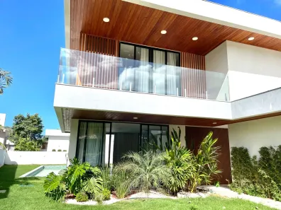 Casa de Condomínio com 4 Quartos para alugar, 235m² no Alphaville (Abrantes), Camaçari