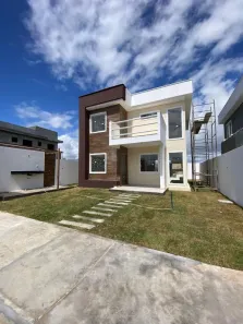 Casa de Condomínio com 3 Quartos à venda, 107m² no Arembepe (Abrantes), Camaçari