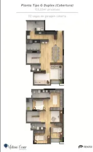 Cobertura com 3 Quartos à venda, 153m² no Bom Jesus, Campo Largo