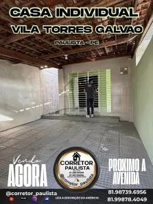 Casa com 2 Quartos à venda, 100m² no Vila Torres Galvão, Paulista