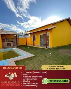 Casa com 2 Quartos à venda, 99m² no Nova Califórnia (Tamoios), Cabo Frio