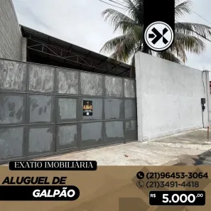 Galpão / Depósito / Armazém com 1 Quarto para alugar, 360m² no Chácaras Arcampo, Duque de Caxias