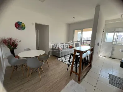 Apartamento com 2 Quartos para alugar, 62m² no Marapé, Santos
